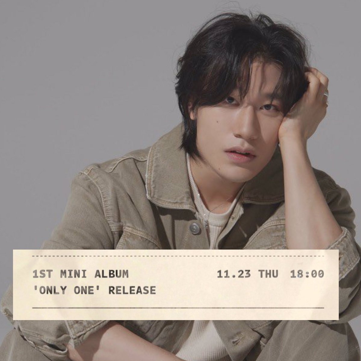 yedam_kr's tweet image. The title of Yedam's 1st mini album is "Only One" 🤍

Released on 11.23.23 (6pm KST) 
#방예담 #BANGYEDAM