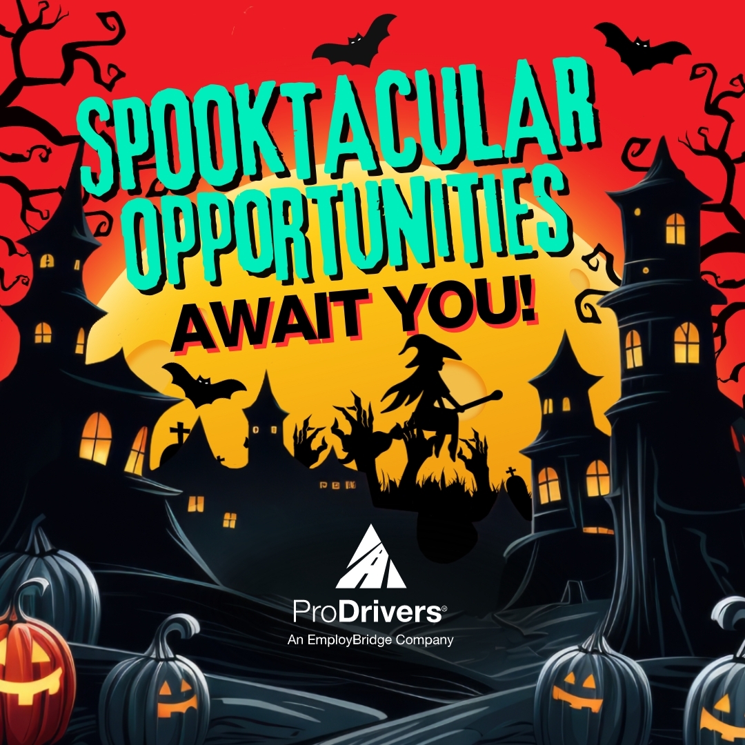 ProDrivers's tweet image. We&apos;ve been working tirelessly to conjure up some of the best career opportunities in town. Whether you&apos;ve got experience or just starting your career journey, we have roles that will make your job-searching nightmares disappear. #Halloween #jobsearch #hiring