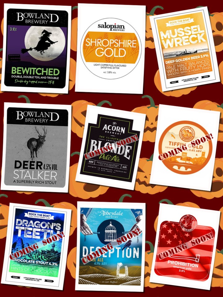 The Corner Post (@cornerpost_the) on Twitter photo Our starting line-up for Halloween looks like this. We are open from 4pm - 9pm if you fancy popping in to try them out. Cheers!
<a href="/BowlandBrewery/">Bowland Brewery</a> <a href="/SalopianBrewery/">Salopian Brewery</a> <a href="/RockTheBoatAle/">RockTheBoat Brewery</a> <a href="/LiverpoolCAMRA/">Liverpool CAMRA</a>
#RealAleFinder Our starting line-up for Halloween looks like this. We are open from 4pm - 9pm if you fancy popping in to try them out. Cheers!
<a href="/BowlandBrewery/">Bowland Brewery</a> <a href="/SalopianBrewery/">Salopian Brewery</a> <a href="/RockTheBoatAle/">RockTheBoat Brewery</a> <a href="/LiverpoolCAMRA/">Liverpool CAMRA</a>
#RealAleFinder