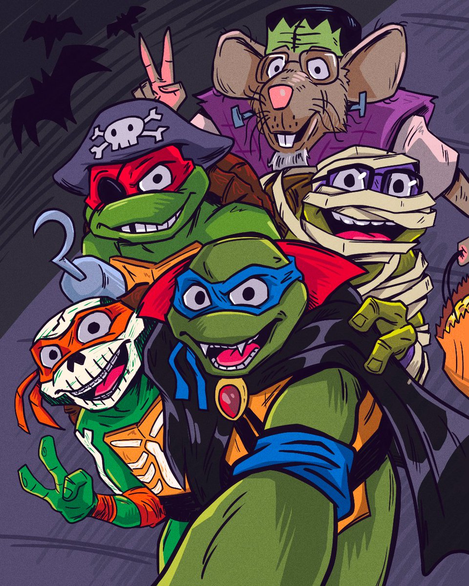 frankensplinter's monsters 🐢 happy halloween!