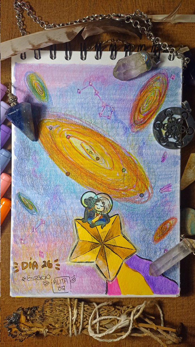 Alitadesu_art's tweet image. DIA 26 - ESPACIO

#drawing #drawingart #coloringbookpage #bookcover #sketchoftheday #picoftheday #drawoftheday #inktober2023 #drawtober #notinktober #Artista #art