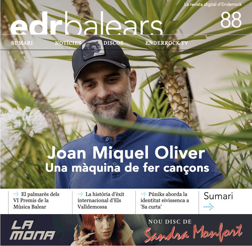 🤖Ja tenim aquí l'EDR Balears #88, que té en portada a <a href="/JoanmiOliver/">Joan Miquel Oliver</a> i el seu nou disc 'Electronic Devices'.

També repassa continguts de:
➡️#PremisEDRBalears
➡️#ElsValldemossa
➡️<a href="/PuniksEivissa/">Púniks.</a>
➡️Miquel Jaume <a href="/GrupTRUI/">Grup TRUI</a>  

✨Tot teu!✨
enderrock.cat/edrbalears/num…