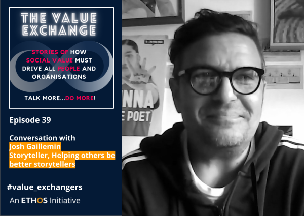 This week - @Jgaillemin  - Stories are everywhere - Podcast out now!
@robertpye, @EthosVO, @_thewholestory #storytelling #everystorycounts  #simplification #communication #socialvalue  #impact #value_exchange
Check it out
👀👀👂👂ethosvo.org/the-value-exch…