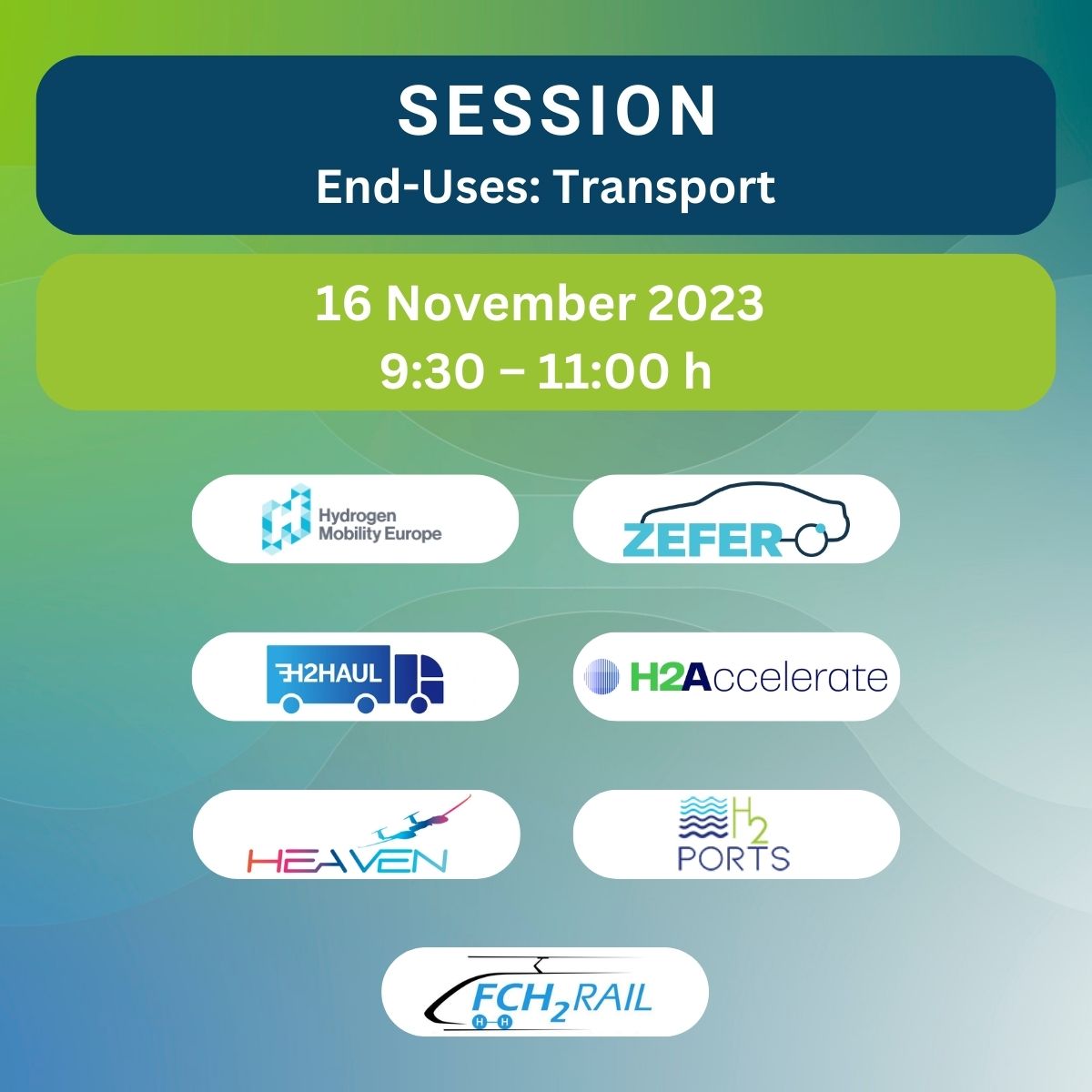 CleanHydrogenEU's tweet photo. 📢EU Hydrogen Research Days 💧👩‍🔬

Check out the various sessions held on November 15 and 16. They cover: hydrogen in transportation, production of hydrogen, and much more. Learn about our projects and their success stories. 🏅

Then register now 👉https://t.co/wmnXmfCc4x https://t.co/wc57bYC5F0