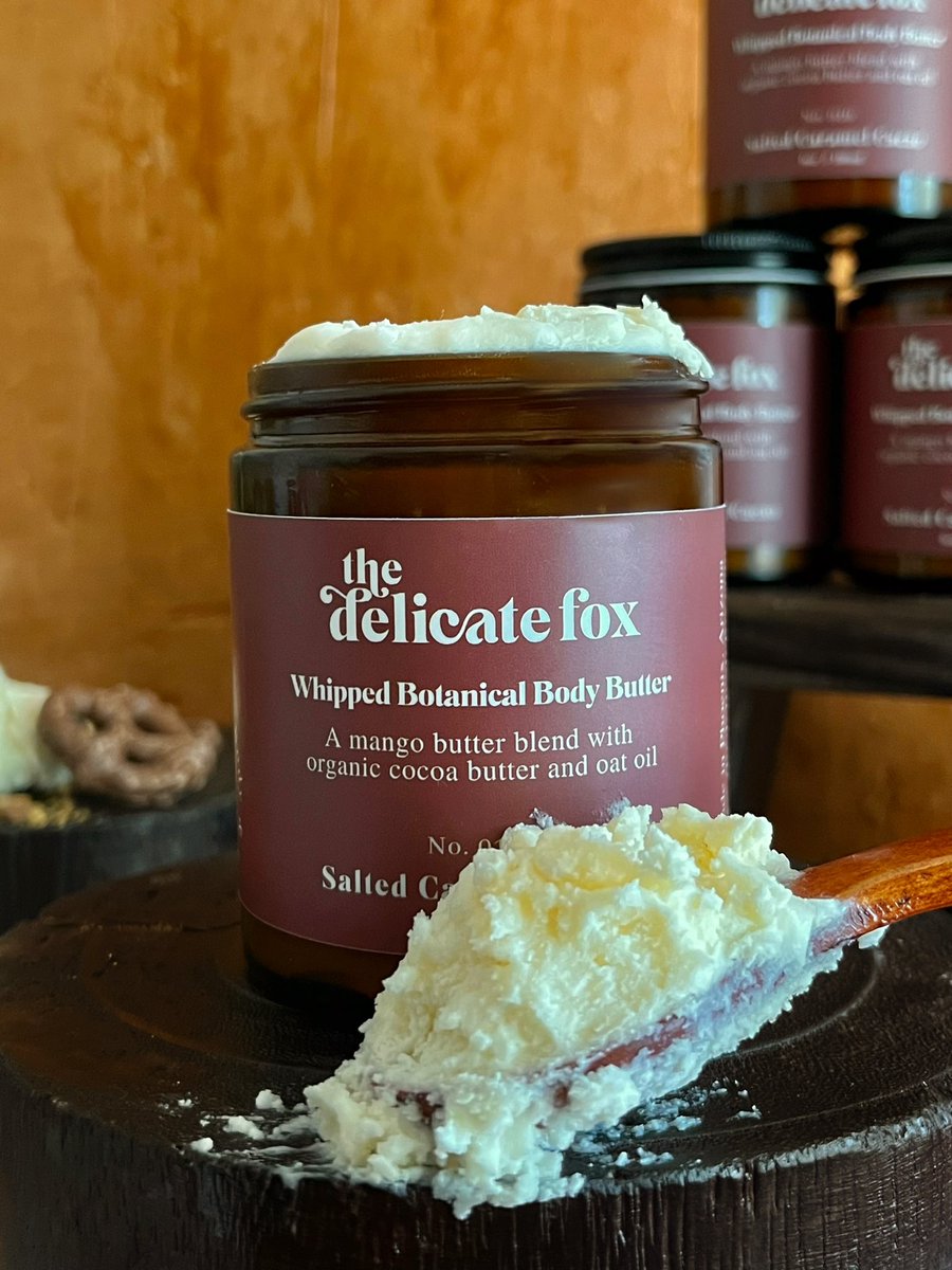 TheDelicateFox's tweet image. Pair it with our Salted Caramel Cacao Body Butter for soft and radiant skin that smells like a delicious chocolatey dessert