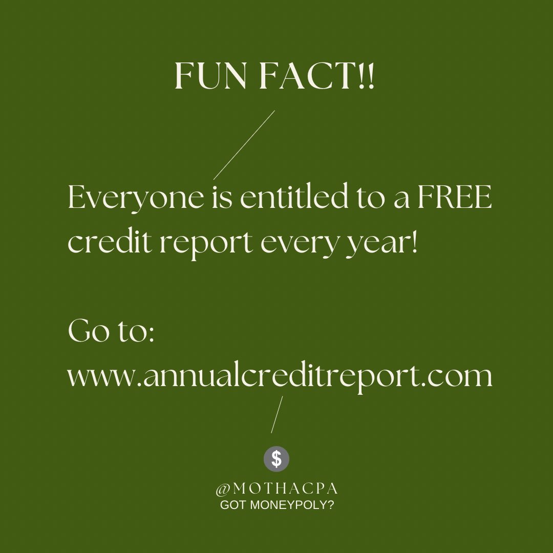 MoThaCPA's tweet photo. Is your credit score in the bin 🚮 and you Wanna get your credit score back in the green 💹? Sign up for a FREE 30 minute chat.
#MoneyPoly
#FinancialFreedom
#personalFinance
#MoneyMoves https://t.co/hFNP9P1E7j