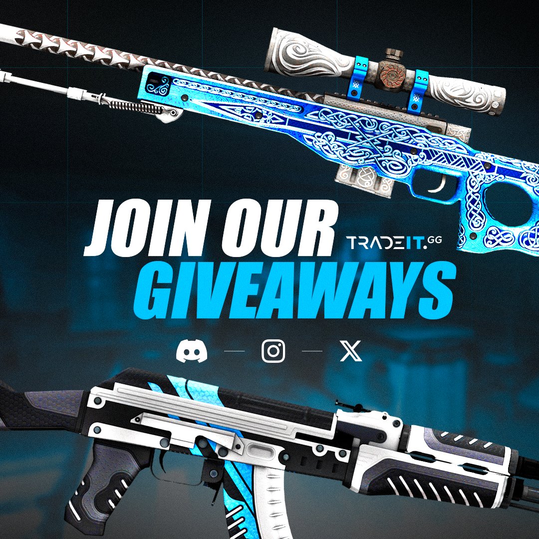 StatTrak M4A1-S | Decimator FT ($50) GIVEAWAY!
-
To enter:
1. Follow <a href="/tradeit_gg/">Tradeit</a> 
2. Like &amp; RT &amp; Tag 2 friends
3. Join discord.gg/tradeit
--
Ends in 7 days!
--
We do weekly giveaways in Discord &amp; Twitch!