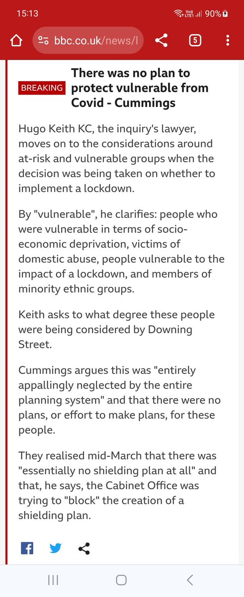 Mark Oakley (@markoak04974342) on Twitter photo They realised mid-March that there was "essentially no shielding plan at all"
There never has and still isnt 1.2m immunocompromused still left at risk
No support
No plan
Nothing learnt
#Forgottenlivesuk
<a href="/DHSCgovuk/">Department of Health and Social Care</a> <a href="/UKHSA/">UK Health Security Agency</a> <a href="/willquince/">Will Quince</a> <a href="/carolvorders/">Carol Vorderman</a> <a href="/danielgoyal/">Dr Dan Goyal</a> <a href="/SGriffin_Lab/">Stephen Griffin</a> They realised mid-March that there was "essentially no shielding plan at all"
There never has and still isnt 1.2m immunocompromused still left at risk
No support
No plan
Nothing learnt
#Forgottenlivesuk
<a href="/DHSCgovuk/">Department of Health and Social Care</a> <a href="/UKHSA/">UK Health Security Agency</a> <a href="/willquince/">Will Quince</a> <a href="/carolvorders/">Carol Vorderman</a> <a href="/danielgoyal/">Dr Dan Goyal</a> <a href="/SGriffin_Lab/">Stephen Griffin</a>