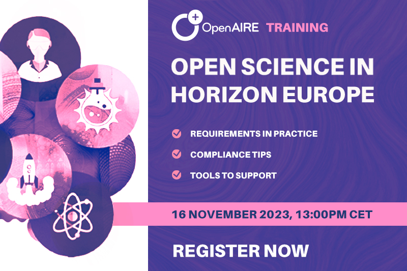 Mark your calendars for the exciting November 16th training webinar <a href="/HorizonEU/">Horizon Europe 🇪🇺</a>! Don't miss the chance to learn about HE's Open Access to publications, research Data Management obligations, and more. Secure your spot #NOW by registering through the link below! 

Register: