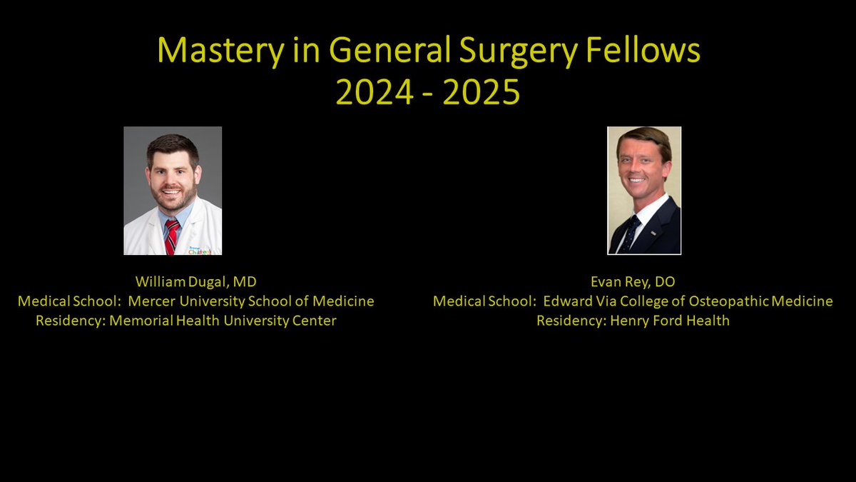 Welcome to our 2024 - 2025 Mastery in General Surgery! We are so excited for you to join us! @AmCollSurgeons