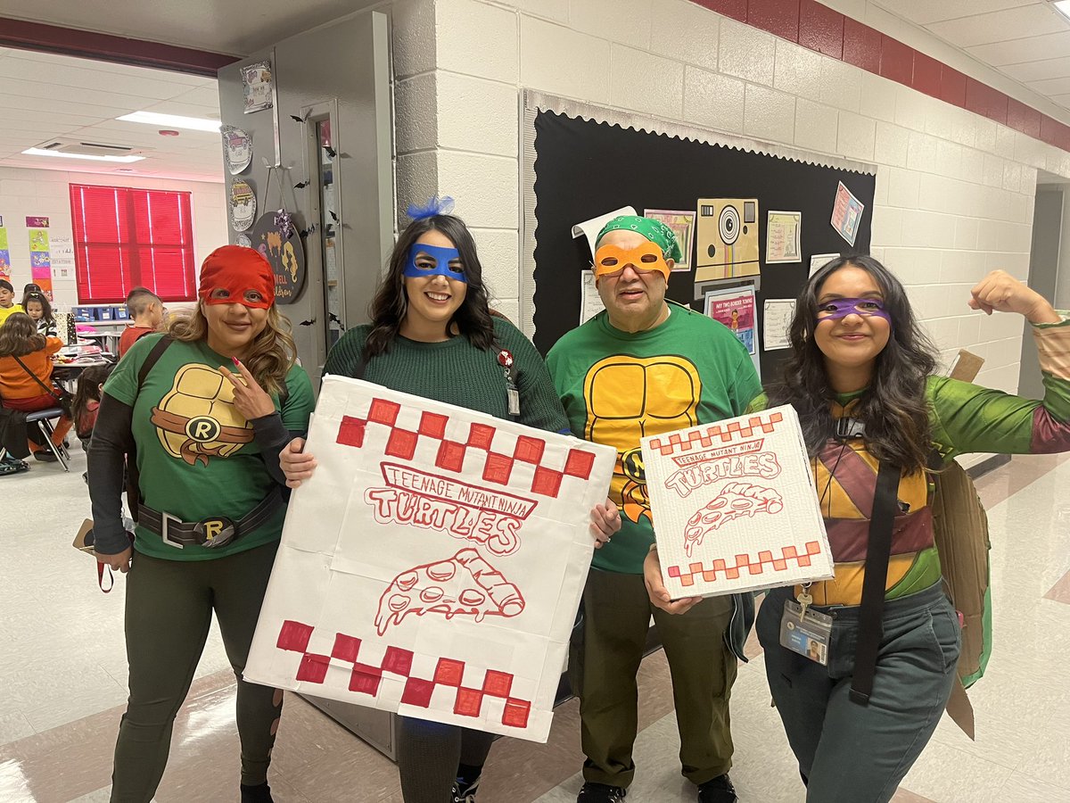 Third grade is feeling that Turtle Power Oozing today 🐢