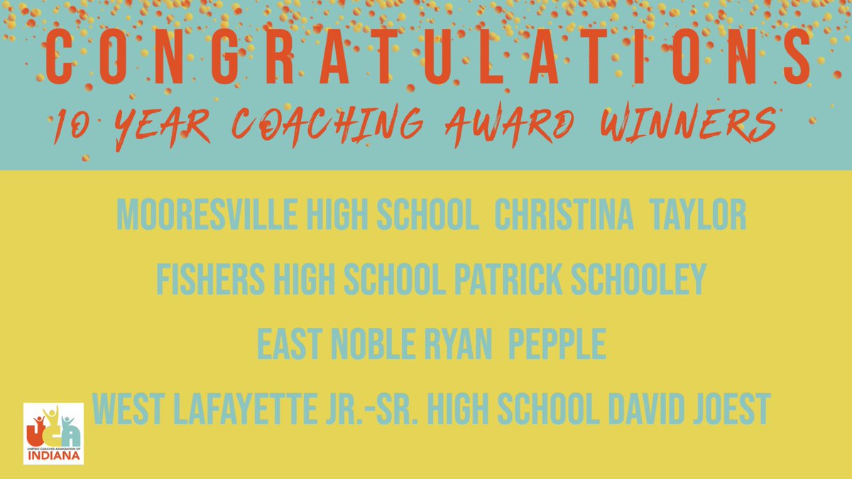 Unified Coaches Association of Indiana (@unifiedcoaches) on Twitter photo Congratulations to our Coaching Longevity Award Winners. <a href="/IHSAA1/">IHSAA</a> <a href="/SOIndiana/">Special Olympics Indiana</a> <a href="/ChampsTogether/">Champions Together</a> Congratulations to our Coaching Longevity Award Winners. <a href="/IHSAA1/">IHSAA</a> <a href="/SOIndiana/">Special Olympics Indiana</a> <a href="/ChampsTogether/">Champions Together</a>
