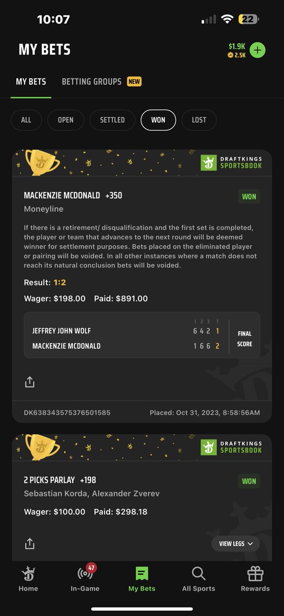 Last 12 hours have been crazy #sportsbets