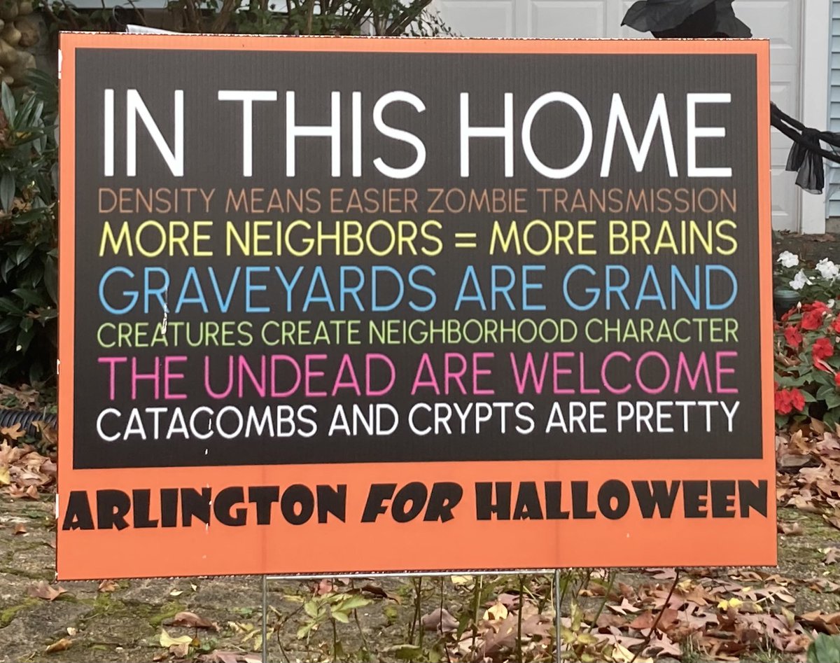 timdellinger's tweet image. So very Arlington