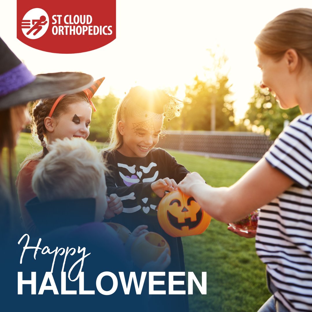 Wishing you a spook-tacular Halloween from St. Cloud Orthopedics! We hope your day is full of treats and no tricks for your bones and joints. Have a safe and fun-filled Halloween! #LiveBetter