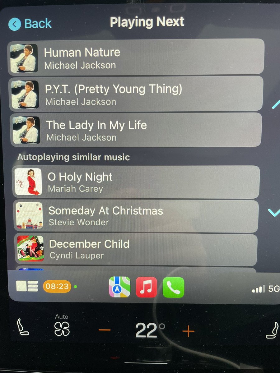 I truly believe, that the success of a music streaming service depends on how well it understands my interests and what it promotes.
This is certainly an example how not to do it <a href="/AppleMusic/">Apple Music</a> 
Listening to MJs Thriller on Halloween shouldn’t end with Christmas music.
