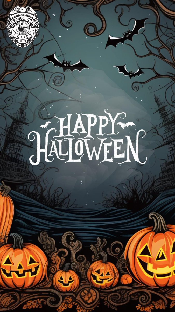 The members of the Orange City Police Department wishes everyone a Fun &amp; Safe Halloween!!

Always remember to Be Safe, Be Aware and Be Visible! 🎃👻