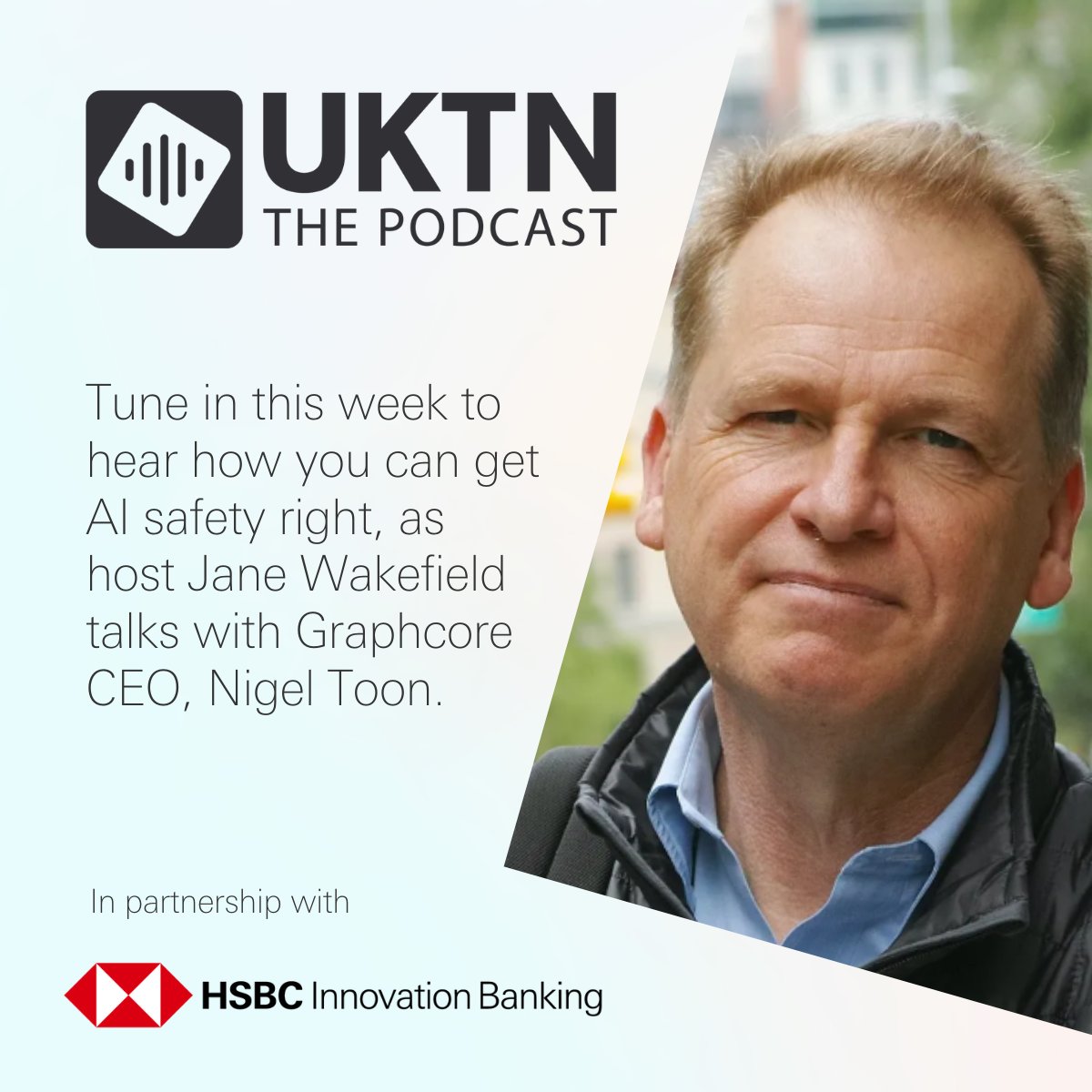 HSBC Innovation Banking (@hsbcinnovation) on Twitter photo It's Tuesday, which means it's time for The <a href="/UKTNofficial/">UKTN</a> Podcast, in partnership with <a href="/HSBCInnovation/">HSBC Innovation Banking</a> Banking UK.
Host <a href="/janewakefield/">Jane Wakefield</a> is joined by Nigel Toon, CEO & Co-Founder of <a href="/graphcoreai/">Graphcore</a> to talk about all things AI safety: grp.hsbc/6017uYtAb
#Podcast #TechTalk #UKTN It's Tuesday, which means it's time for The <a href="/UKTNofficial/">UKTN</a> Podcast, in partnership with <a href="/HSBCInnovation/">HSBC Innovation Banking</a> Banking UK.
Host <a href="/janewakefield/">Jane Wakefield</a> is joined by Nigel Toon, CEO & Co-Founder of <a href="/graphcoreai/">Graphcore</a> to talk about all things AI safety: grp.hsbc/6017uYtAb
#Podcast #TechTalk #UKTN