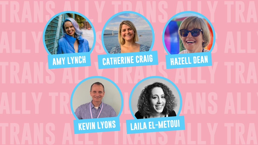 MEET THE FINALISTS - Trans Ally of the Year

Amy Lynch
Catherine Craig
Hazell Dean
Kevin Lyons
and Laila El-Metoui

Good luck to all the finalists!

#TransintheCityAwards #TransintheCity