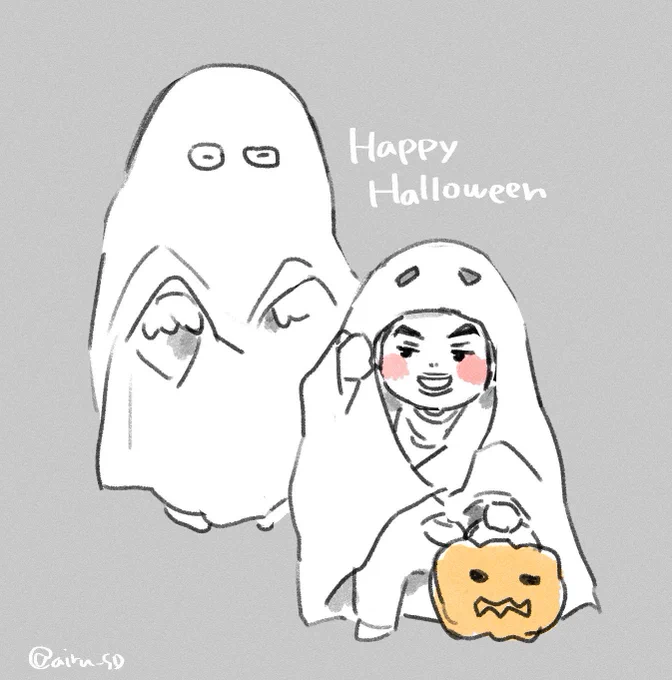 幼少河田兄弟🎃👻とか描きたかったが間に合わなかった