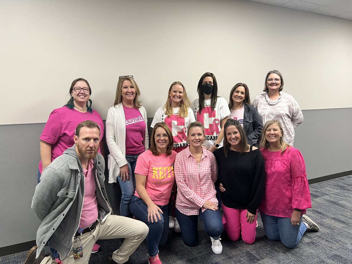 Pink Together, Stronger Forever. #ThisIsKeith #PinkOctober @CyFairISD #cfisdspirit