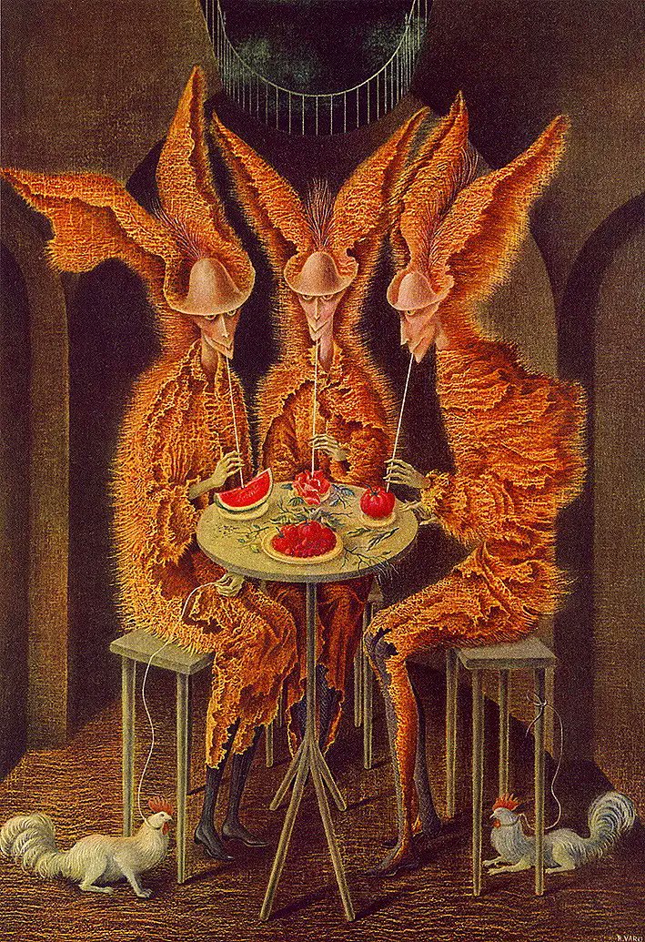 womensart1's tweet image. Vegetarian vampires, 1962
By Spanish Surrealist painter
Remedios Varo
#WomensArt