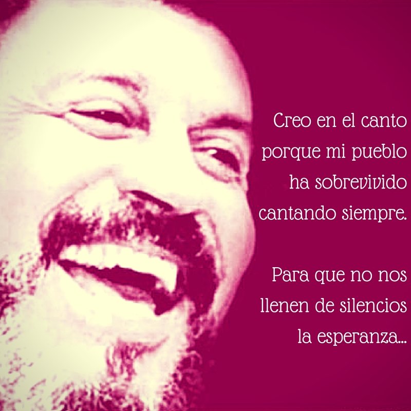 El Cantautor del pueblo Bolivariano que nunca morirá, será la voz que trasciende en nuestras tropas  para las batallas en defensa de nuestro territorio hoy más que nunca #AliViVe en  #VenezuelaToda