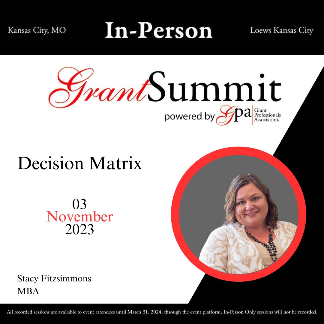 snfwriting's tweet image. Want to know more about decision matrices? Catch stacy at GPA!
#decisionmatrix #GPA