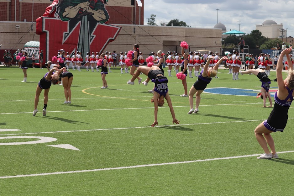 Carly caught a few shots of the action off the field too!