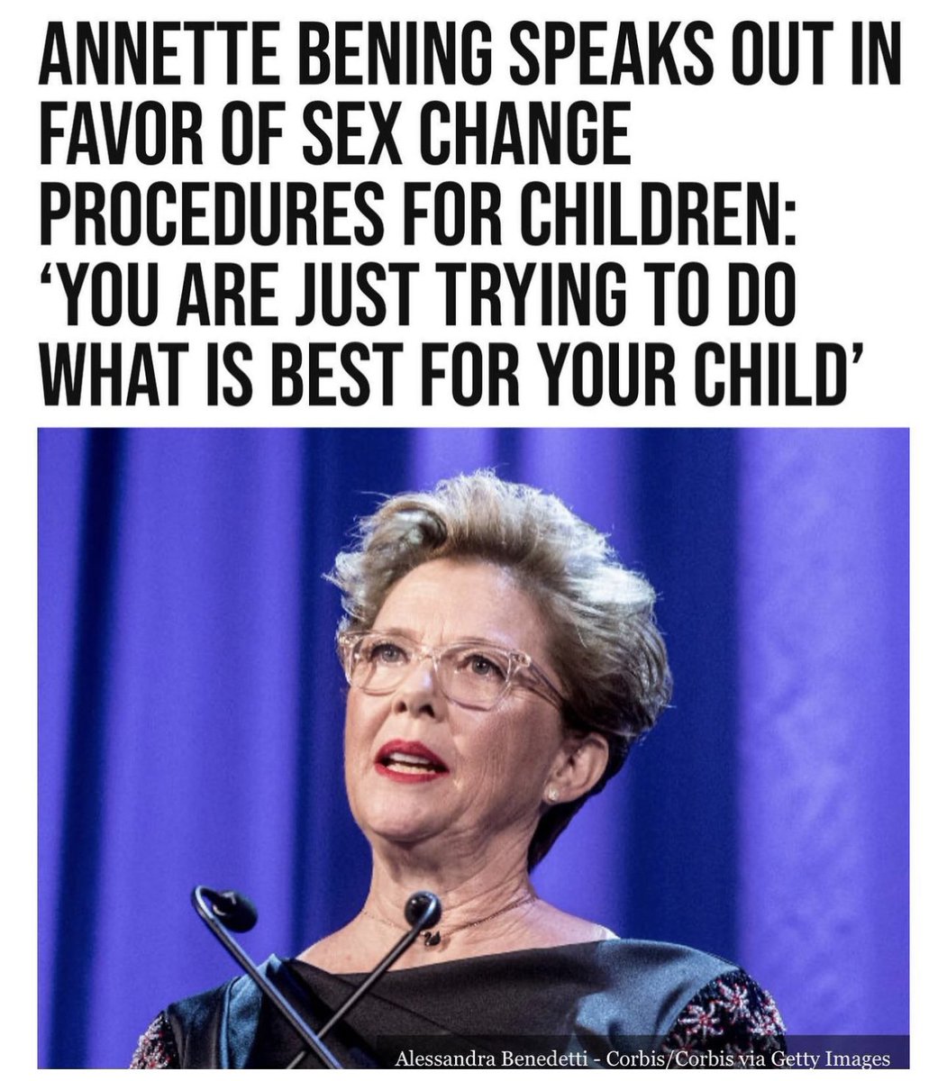 Altering a child’s body causing irreparable physical and mental damage for life is what’s best for the child?  🤔 

I disagree.