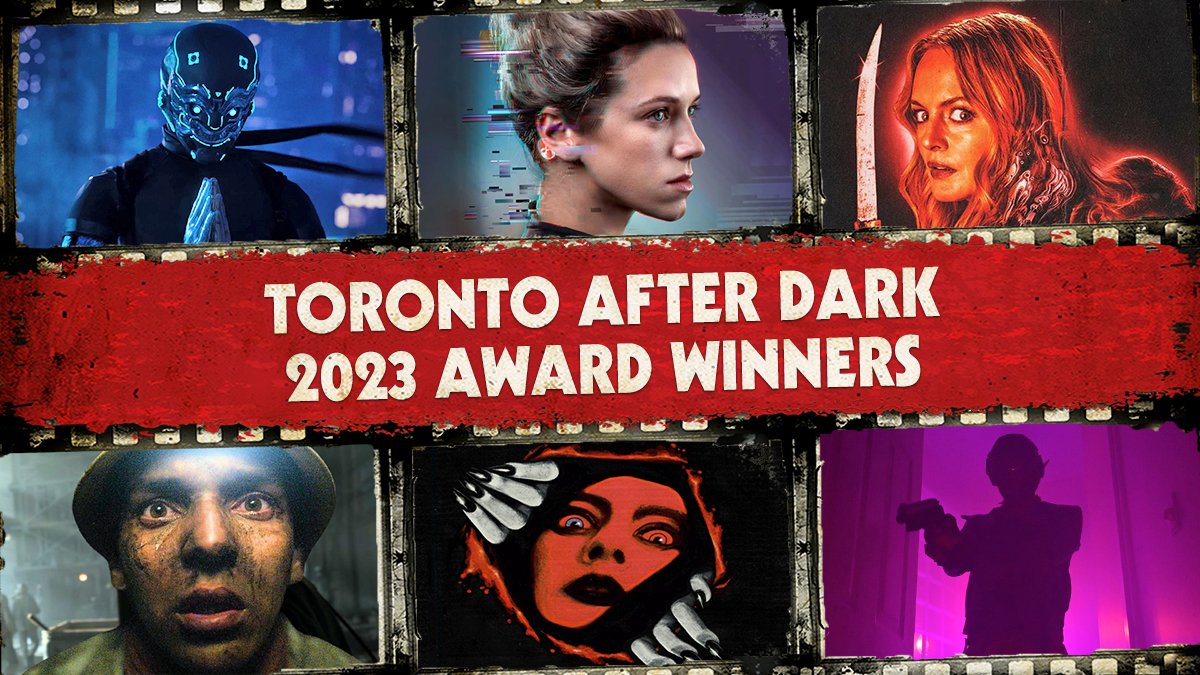 🏆 Award Winners Announced for Toronto After Dark Film Fest 2023! Supernatural horror LATE NIGHT WITH THE DEVIL, creature feature THE DEEP DARK, sci-fi thriller UFO SWEDEN the Big Winners! Complete list: torontoafterdark.com/2023-awards Let us know what you're most happy to hear won!