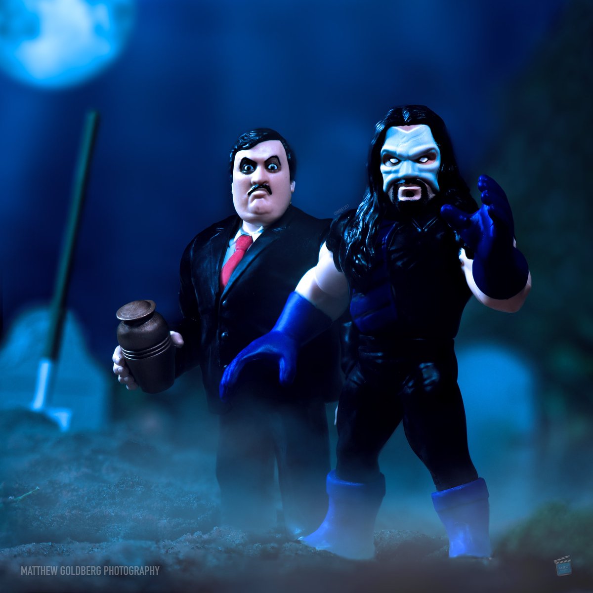 Rest In Peace 🪦

Wishing you all a Happy Halloween! Be safe and have fun! 🎃

📸: Instagram.com/mbg1211
-
#WWE #Mattel #WeWantRetros #WWEEliteSquad #Undertaker #PaulBearer #WrestlingFigurePhotography