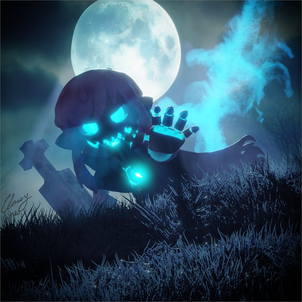 TrueClassytimes's tweet photo. The grave cannot hold the Hallow's Eve Phantom...

Happy Halloween! Whipped this up in a couple hours for funsies! I promise I'm working on other things right now, but I have nothing to show off atm :)
Character model originally by me and @heroismodding https://t.co/7eX57P8YrL