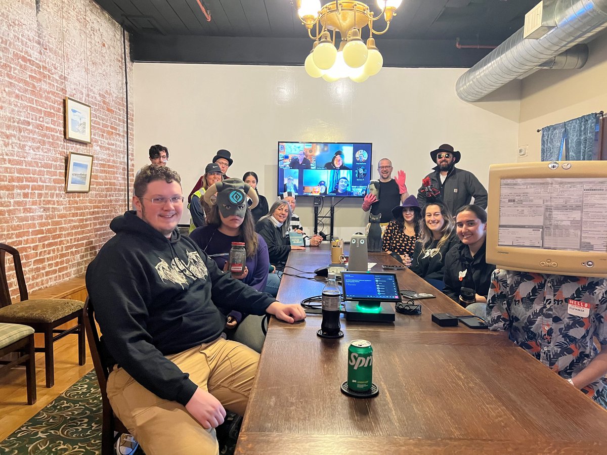 AVTECHSoftware's tweet image. 🎃🏆 All dressed up and ready to win the costume contest. Congrats to our winners! #CostumeContest #Halloween #HappyHalloween