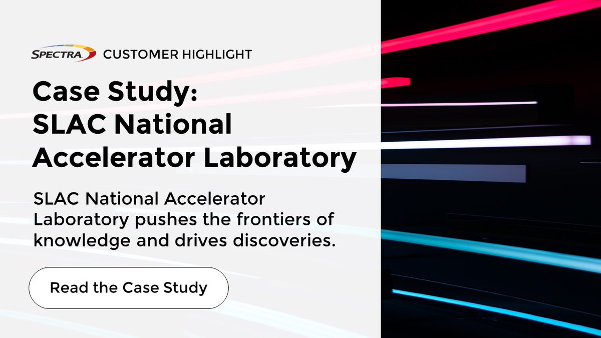 SLAC expects their total storage needs to reach upwards of two exabytes by 2033. Check out this case study to see how an 18-frame Spectra TFinity #tapestorage solution helps meet their #datastorage needs. okt.to/7F642A