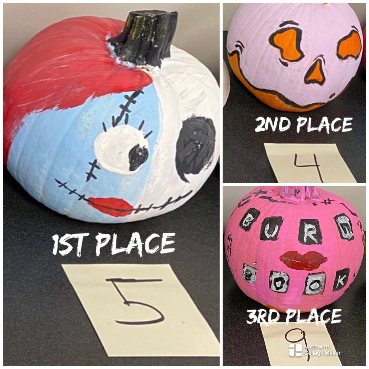 Winners of the Science Club painted pumpkins! Come pick up your pumpkins and claim your prize in room D16 <a href="/PLSHSTitans/">Papillion La Vista South High School</a>