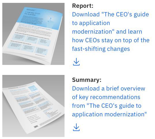 Application modernization; 64% of executives acknowledge the need for app modernization to use generative AI. At the same time, generative AI has the power to transform app modernization. 
buff.ly/45ONAju 
#IBM #watsonx #GenerativeAI