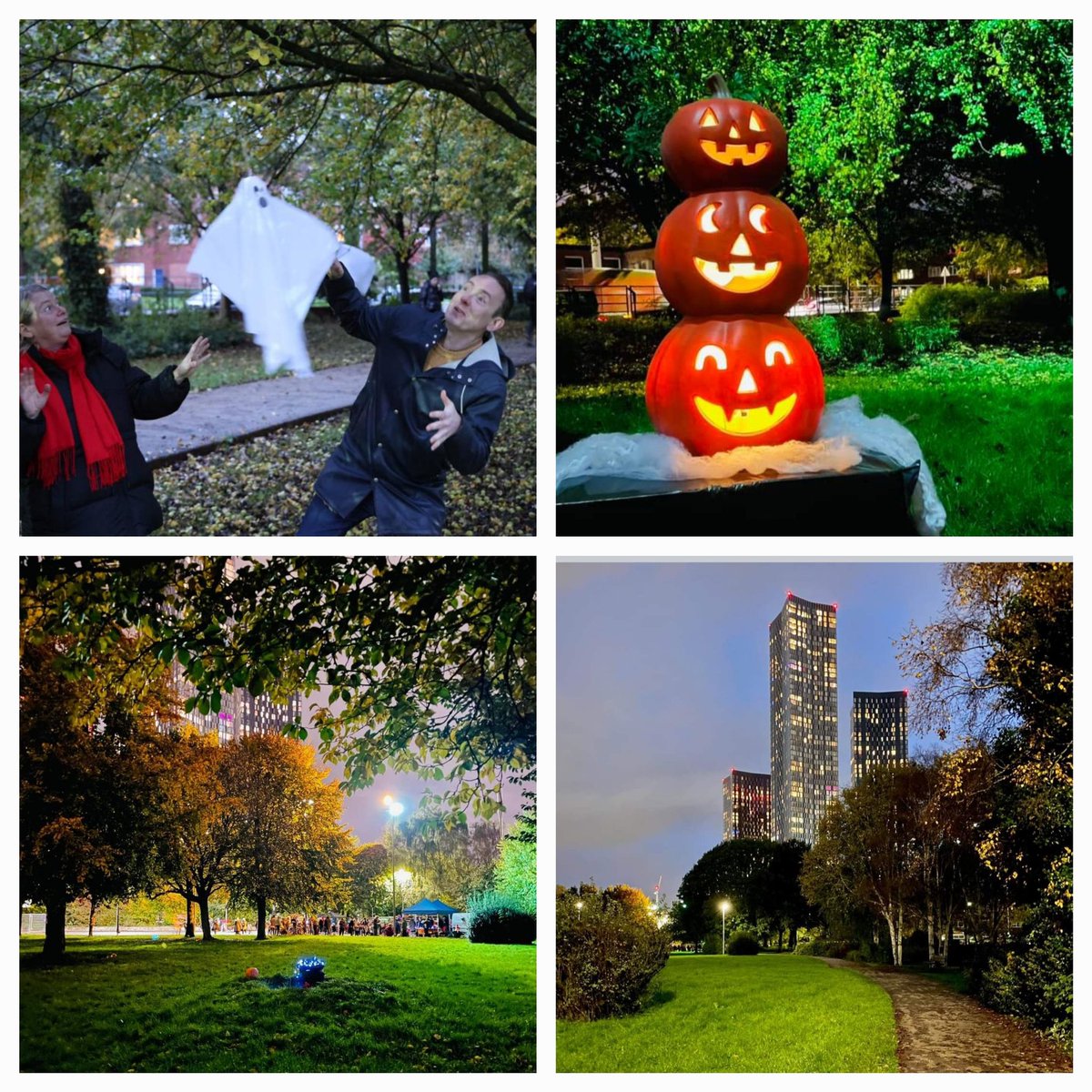Great halloween event in @HulmeParks. Pictures are amazing, only background in the city like that. Thank to Leah Whitehouse @parks_great @MCCHulme @AnnetteWright @Lee4Hulme @ky1iew thanks to everyone involved