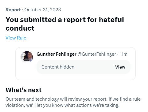 RogerZuercher99's tweet photo. I encourage everybody to report the HateSpeach to #ElonMusk #Twitter #X because I see that #AustrianGovernment does not react, and this is their citizen, and they have laws against hate speech. Shame on #Austria and #EU and #USA and #NATO https://t.co/NBPGqTdl04
