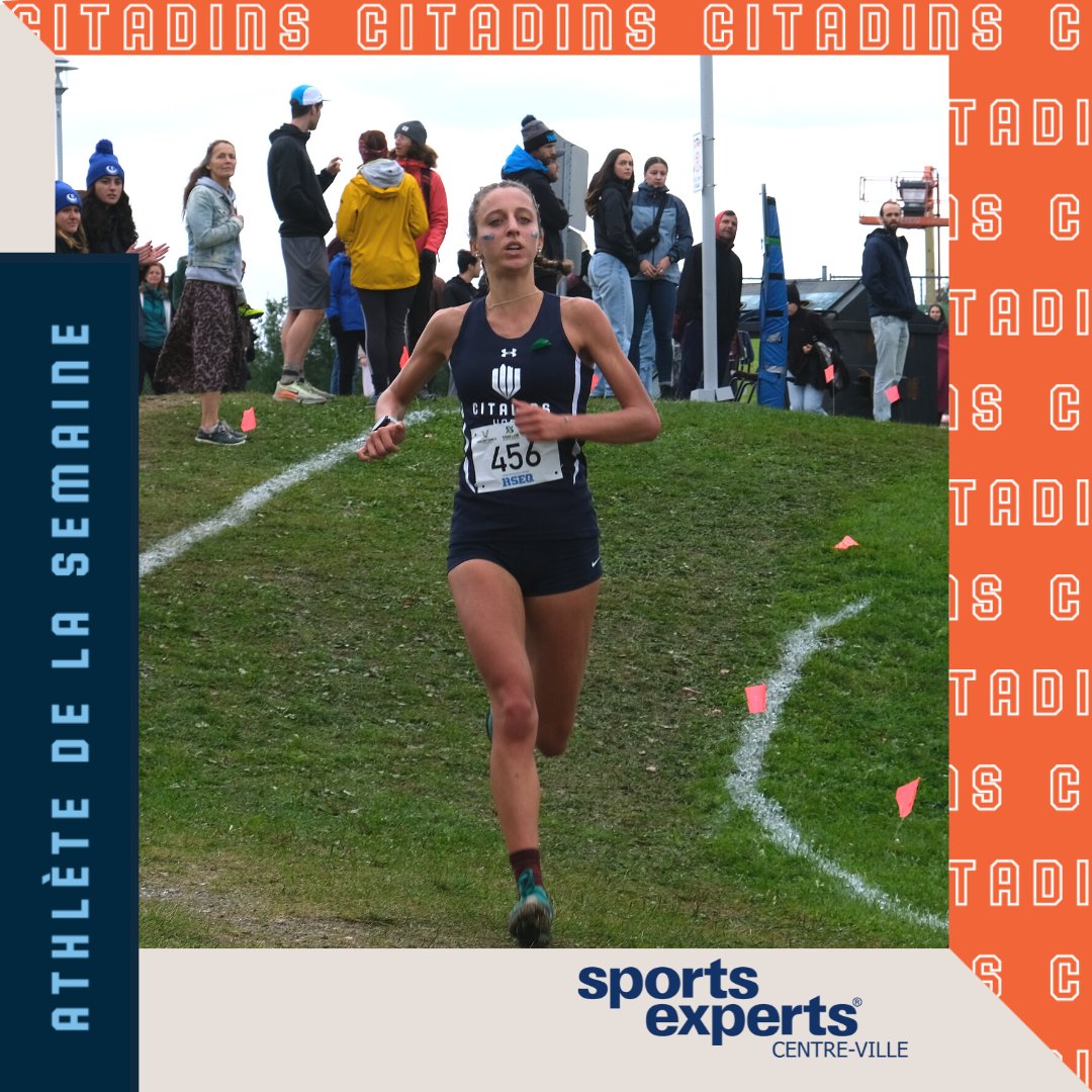 ⚽🚹Daoud Mardi (soccer masculin) et 👟🚺Élisa Tripotin (cross-country) sont nos athlètes de la semaine chez les Citadins. #soccermasculin #crosscountry