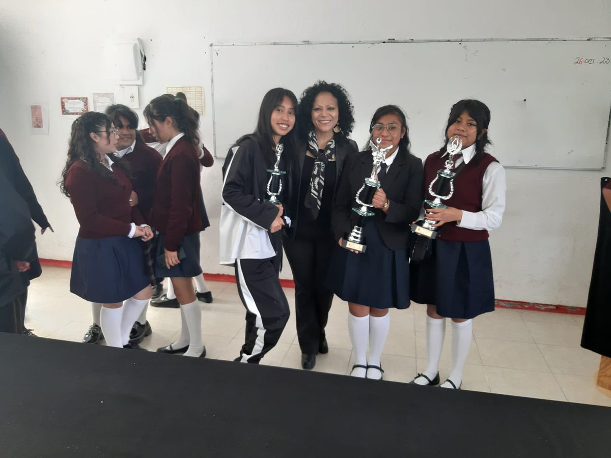 ProfraRomo's tweet photo. #CONCURSOESTATALDEORATORIA2023
DE EDUCACION MEDIA SUPERIOR
"Sobre la erradicación de la violencia contra la mujer"
FASE: ESCOLAR
ESCUELA PREPARATORIA OFICIAL
NO. 158
26 / OCTUBRE / 2023

#SomoEPO158 https://t.co/dT1zsMuRTF
