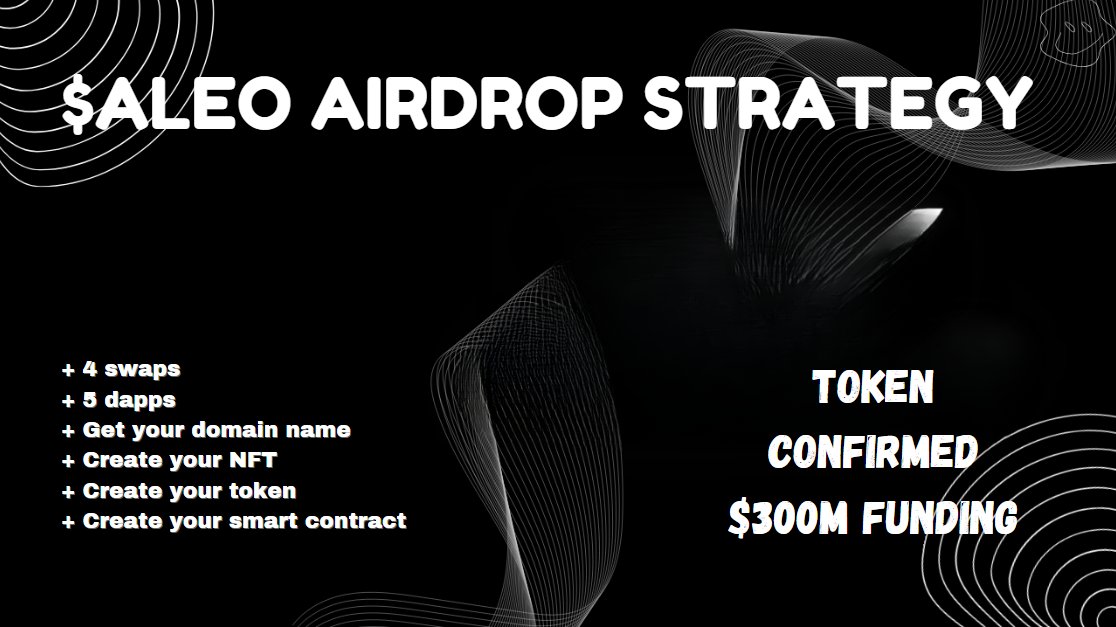 With a funding of $300M, $ALEO is the best FREE airdrop to farm

$ALEO token is confirmed and airdrop is almost confirmed too

+ 4 swaps
+ 5 dapps
+ Get your domain name
+ Create your NFT
+ Create your token
+ Create your smart contract

Discover how to secure $ALEO for FREE🧵👇