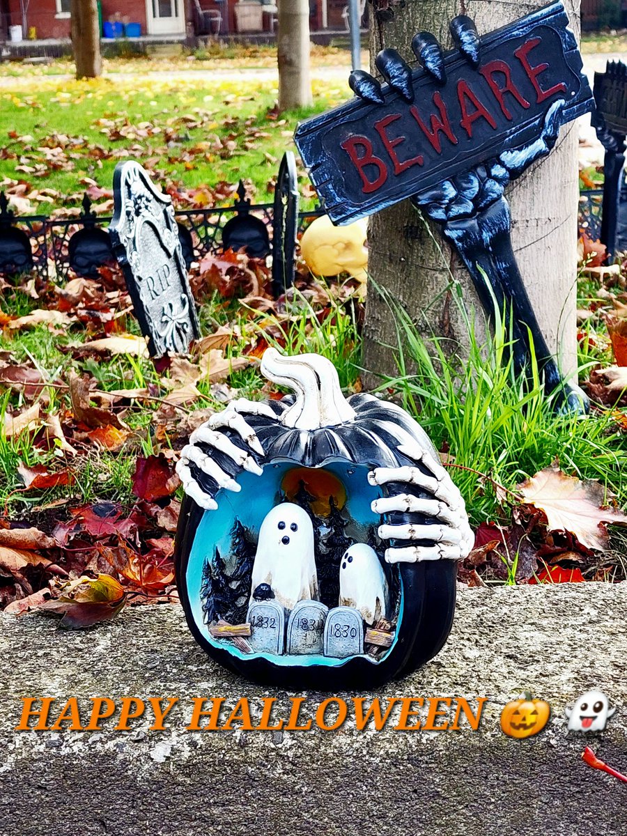 Happy Halloween!  👻🎃

Please be safe while trick or treating