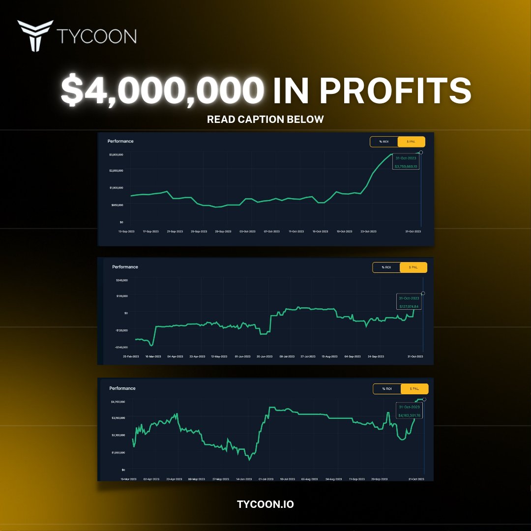 These Traders Made More than $4,000,000 In October! 💰

The cryptocurrency world is buzzing with excitement in what crypto enthusiasts are calling "Uptober." 🚀 The markets are showing signs of healing and reaching new heights. The best part? Even Bitcoin itself has witnessed a