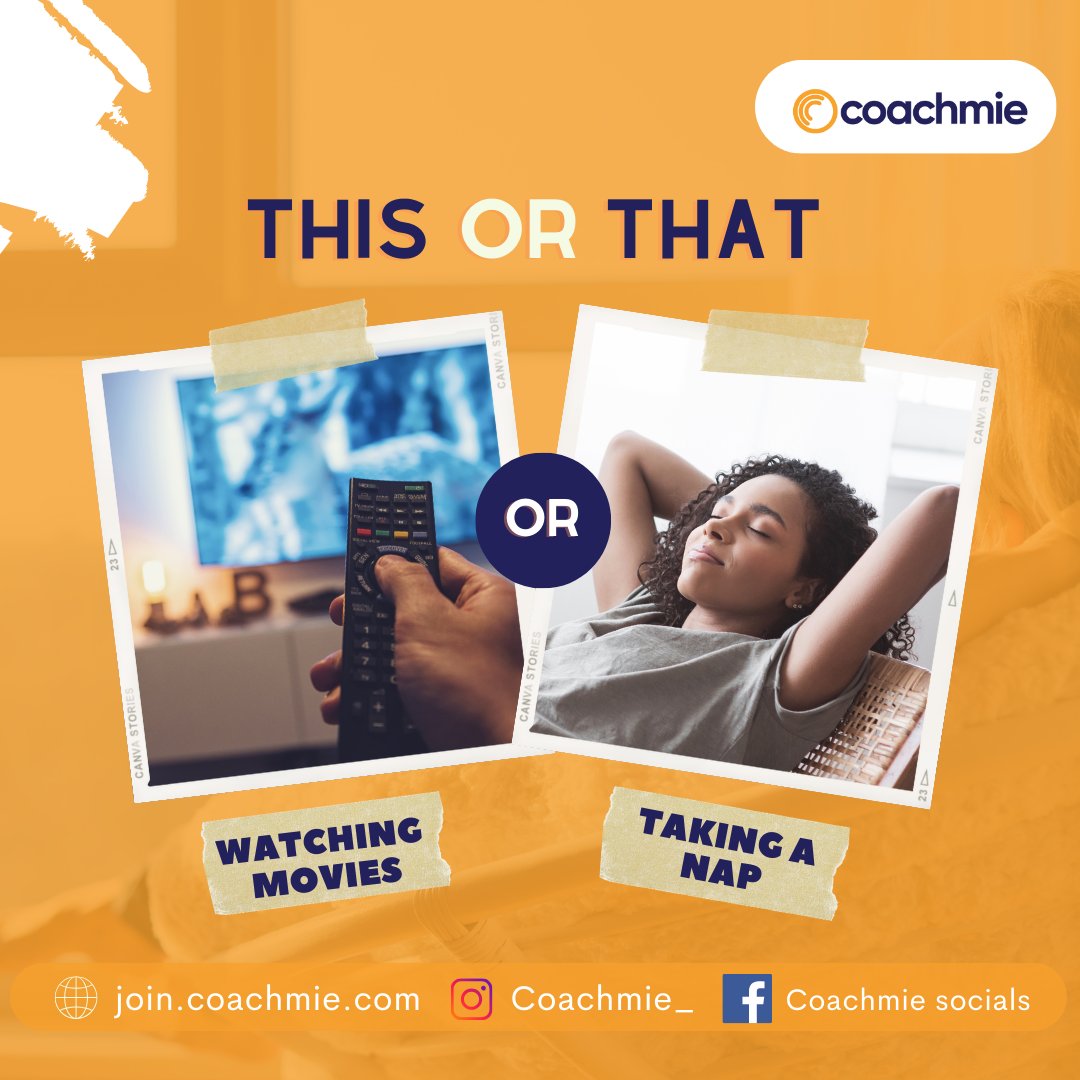 coachmie_'s tweet photo. Do you prefer a movie night with friends or a quiet moment of pure relaxation? 🎬✨ 

Share your choice with us in the comments! 

Mr Ibu | Yemen | Morocco| Happie boys | sportybet is broke https://t.co/tF0czvNXi0