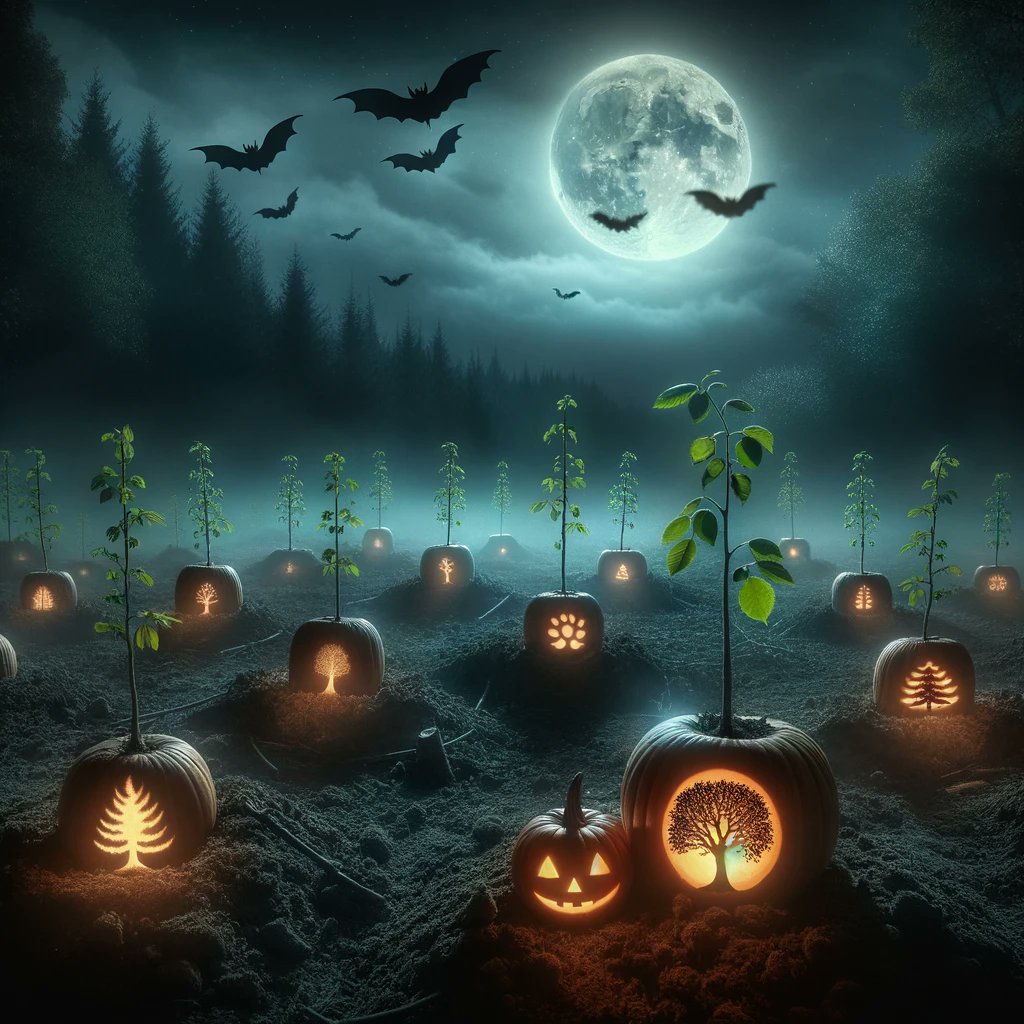 wildstepltd's tweet photo. 🎃 Trick or Tree-t! 🌳
With every step towards rewilding, we're ensuring nature's magic isn't just a Halloween tale.
Join us in taking a #WildStep for biodiversity. #HalloweenNature #rewilding #biodiversity https://t.co/Cign14w5df