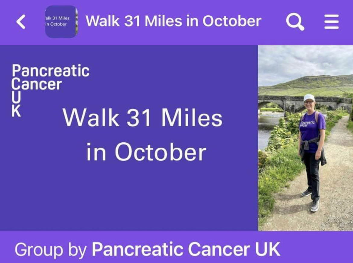 lovebeingagran's tweet photo. Although I didn’t make the 31st day of walking. Throughout the 30 days we have walked 60.59 miles and the fundraising at present stands at £719! For ⁦@PancreaticCanUK⁩ https://t.co/q7nISQyNAJ