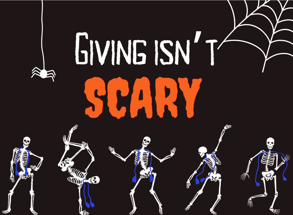 Don't ghost us this Halloween! Please consider a donation of $20.23 or your class year, and you'll receive a blue recognition cord for your donation that you can wear at graduation. We won't haunt your inbox once you do! 👻💀 

Give now: shsu.edu/classgift