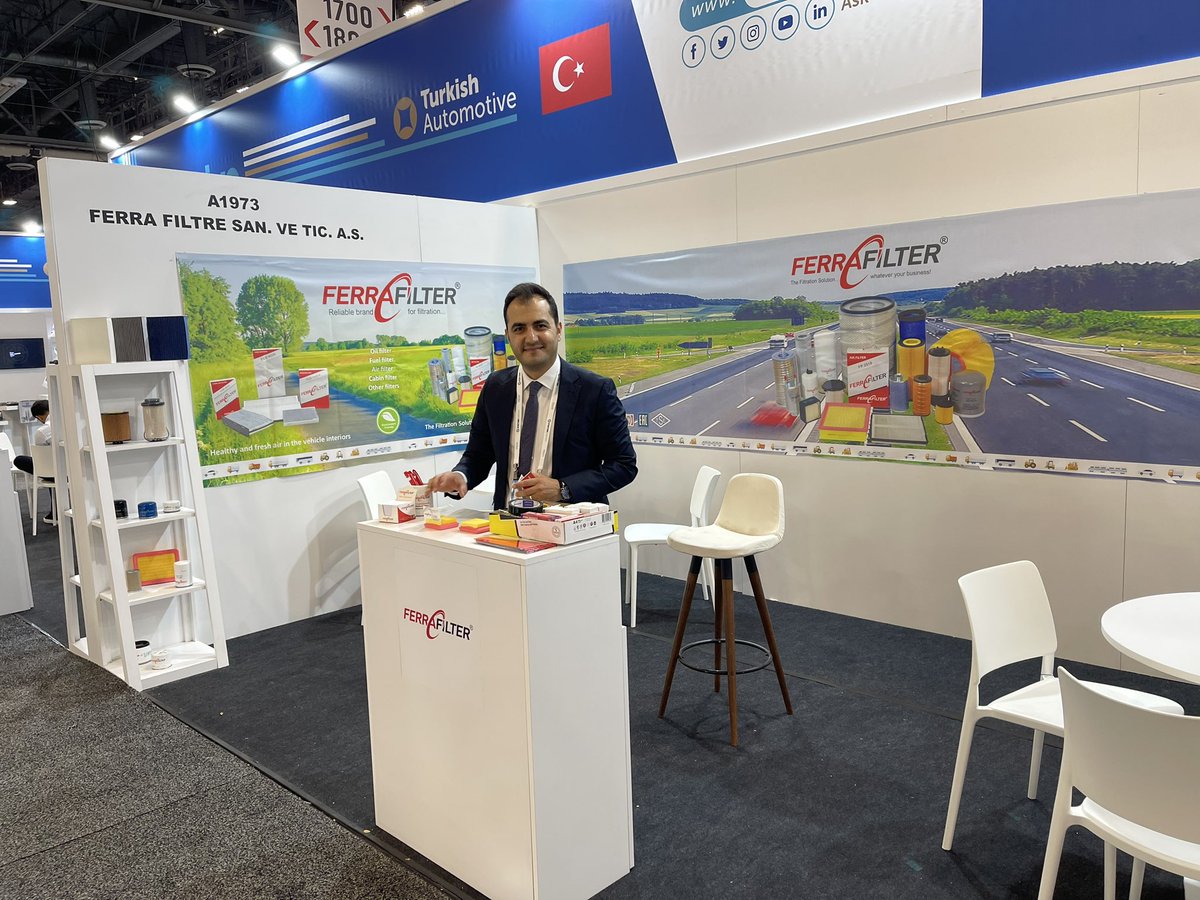FerraFilter's tweet image. FerraFilter team is ready to meet our current and potential business partners.
Wellcome to our stand Level 2, Booth A1973 @ aapex23 show in Las Vegas, U.S.A.
#ferrafilter
#oilfilters
#fuelfilters
#airfilters
#hydraulicfilters
#airdryers
#cabinfilters
#ferrafresh
#aapex23