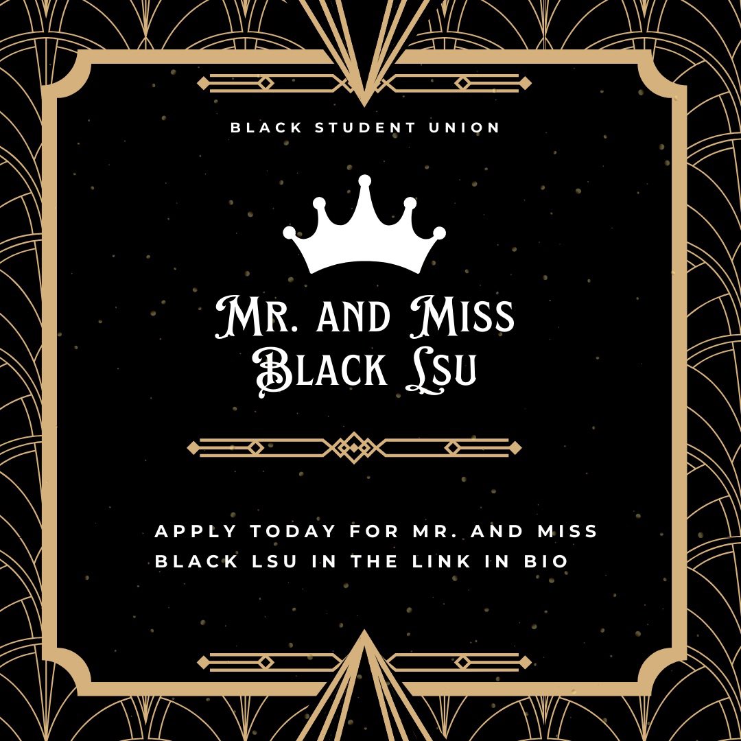 LSU Black Student Union tweet media